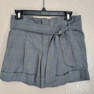 ANTHRO Taikonhu tie waist suiting shorts
